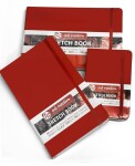 Talens Art Creation Sketch Book - skicák v červené tvrdé vazbě 13x21cm 80 listů 140 g