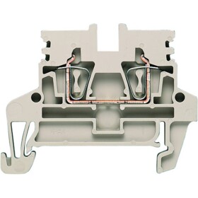 Z-series, Feed-through terminal, Rated cross-section: 2,5 mm², Tension clamp connection, Wemid, Dark Beige, ZDU 2.5N 1933700000 Weidmüller 50 ks