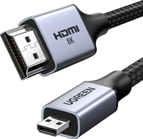 Ugreen 15516 černá / Video kabel / HDMI Typ A - HDMI Typ D (Micro) / 1 m (15516)