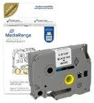 MediaRange kompatibilní páska s Brother TZ-221/TZe-221 černá/bílá / Páska do štítkovače / šířka 9 mm / délka 8 m (MRBTZ221)