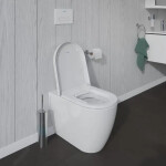 DURAVIT - ME by Starck Stojící WC, zadní odpad, s WonderGliss, alpská bílá 21690900001