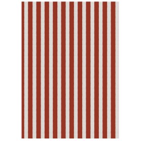 Ib Laursen Balicí papír Red Stripes – 5 m, červená barva, papír