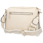 Trendy dámská koženková crossbody kabelka Chiara, béžová