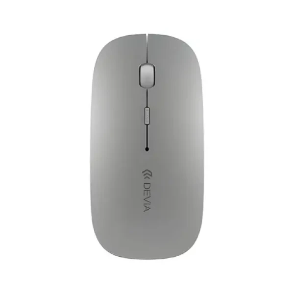 Devia Lingo Series stříbrná / Bezdrátová myš / Dual Mode 2.4G + Wireless (6938595379703)