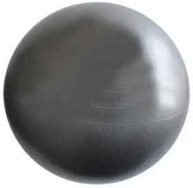 Overball míč 26 cm stříbrný / Gymnastický míč / Nosnost 100 kg (str)