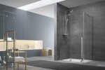 Sprchový kout obdélník 140x80 cm SAT Walk-In Xmotion SATBWIXM140STE80 SATBWIXM140STE80