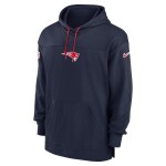 Nike Pánská mikina New England Patriots NFL 2024 On-Field Sideline Jersey Hoodie Velikost: S