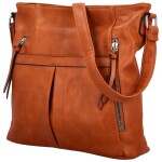 Trendy dámská crossbody kabelka Linus, hnědá