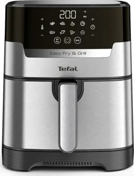 Tefal Easy Fry Grill EY505D15 / horkovzdušná fritéza + gril / 1550W / 4.2 l / 8 programů / 80 - 200 °C / časovač (EY505D15)