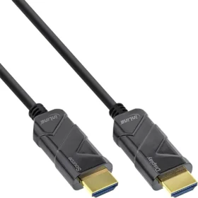 InLine HDMI AOC 8K4K černá, 15 m / Kabel HDMI / Aktivní optický / HDMI Typ A - HDMI Typ A (17915I)