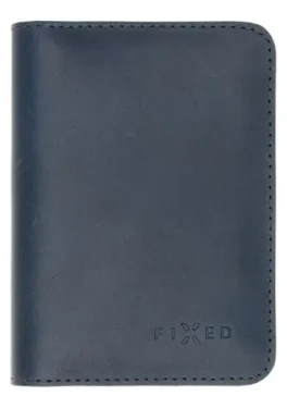 Kožená peněženka FIXED Smile Wallet XL se smart trackerem FIXED Smile PRO modrá FIXSM-SWXL2-BL