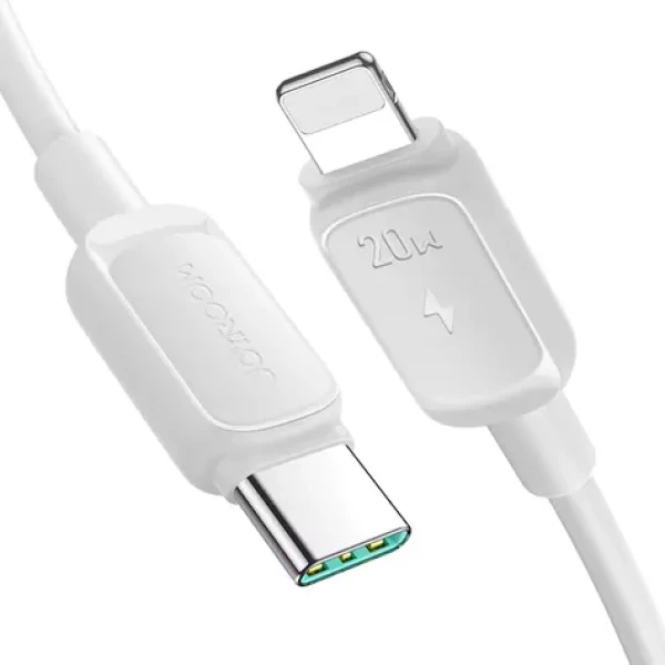Joyroom Multi-Color Series A14 Nabíjecí kabel USB-C (M) - Lightning (M) 20W 1.2m bílá (6956116748487)