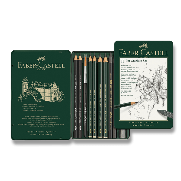 Sada tužek Faber-Castell Pitt 11 ks