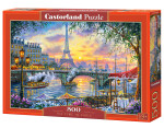 Puzzle Castorland 500 dílků - Čas na čaj v Paříži