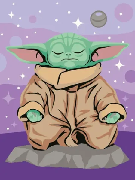 Ravensburger 120231400 CreArt Kouzelný Grogu