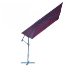 Rojaplast Slunečník kovový 8080 - 270x270cm- bordó