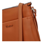 Jednoduchá dámská crossbody kabelka Erné, hnědá