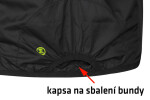 Pánská větrovka ETAPE Bora 2.0, velikost M, černá/žlutá fluo (vodě i větru odolný materiál WindShell)