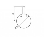 SCHELL - Příslušenství Ovládací páka pro baterie Linus, chrom 291920699