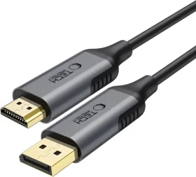 Tech-Protect DisplayPort - HDMI černá / Kabel / DisplayPort - HDMI / 2 m (5906302321797)