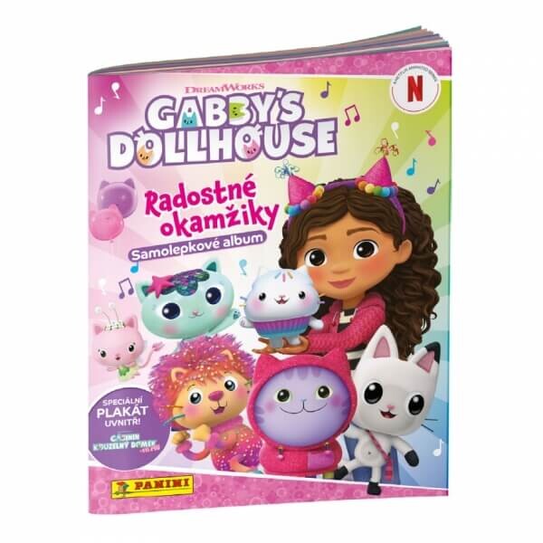 Gabby’s Dollhouse - album na samolepky