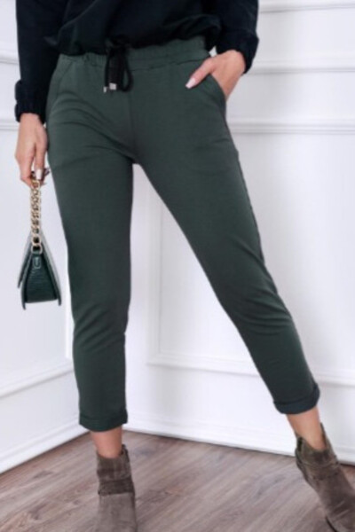 Dámské kalhoty LENA DARK OLIVE L