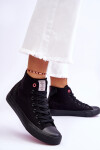 Dámské klasické vysoké tenisky Cross Jeans LL2R4088C černé 36