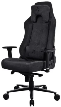 AROZZI VERNAZZA Soft Fabric Pure Black / Herní židle / povrch Elastron / kůže a látka / černá / nosnost 145kg (VERNAZZA-SFB-PBK)