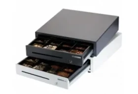 METAPACE K-1 pokladní zásuvka leštěná nerezová ocel / 24V / RJ12 / pro tiskárny (mpk1e)