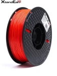 XtendLan TPU filament průhledně-červená / struna pro 3D tiskárnu / TPU / 1.75mm / 1kg (3DF-TPU1.75-RD 1kg)