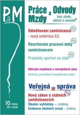 PaM 10/2026 Odměňování zaměstnanců – změny podle nové směrnice EU - Ladislav Jouza