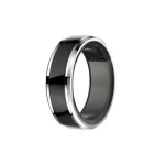 Rozbaleno - CUBE1 Smart Ring vel. 10 (20.8mm) černá / Chytrý prsten / Bluetooth 5.1 / 5ATM / rozbaleno (.rozbaleno)