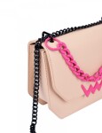 Dámská koženková crossbody Zowie, růžová