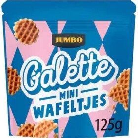 Jumbo Galette mini pšeničné sušenkové vafle 125 g