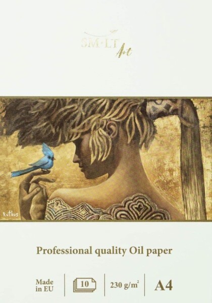SM.LT Oil Painting Pad A4 230 g/m2 10 listů