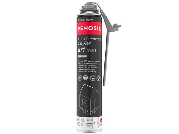 PU lepidlo na xps desky EasyGun PENOSIL 871 šedé 750ml