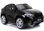 Mamido Elektrické autíčko BMW X6 M dvoumístné XXL lakované černé