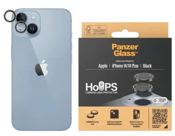 PanzerGlass HoOps Apple iPhone 14/14 Plus ochranné kroužky pro čočky fotoaparátu (1140)
