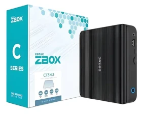 Zotac ZBOX edge CI343 černá / Barebone mini PC / Intel N100 / DDR5 až 16GB / Wi-Fi 6 / bez OS (ZBOX-CI343-BE)