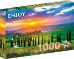 ENJOY Puzzle Toskánský východ slunce