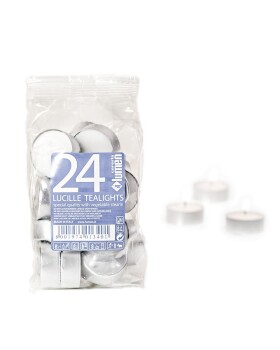 Přírodní čajové svíčky 24 ks 4 hodiny Přírodní čajové svíčky 24 ks 4 hodiny