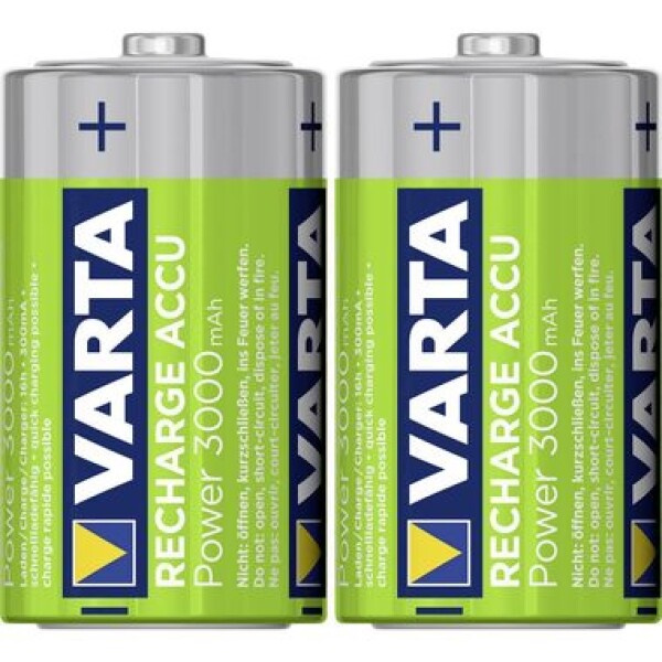 Varta Ready2Use Nabíjecí baterie HR20 (D velké mono) / 1.2V / 3000 mAh / NiMH / 2 ks / v blistru (56720101402)