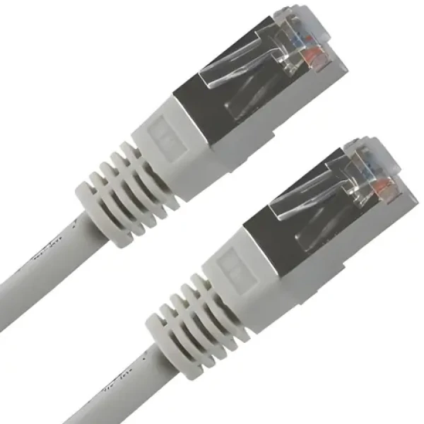 Patchkabel FTP Cat.5e RJ45-RJ45 3 m šedý / Síťový kabel / Stíněný / Economy