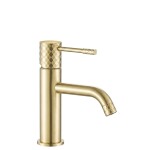 REA - Umyvadlová baterie Lungo Diamond Brush Gold REA-B9843