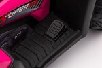 Mamido Dětská elektrická čtyřkolka Superme růžová