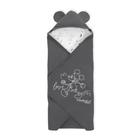 Hauck Zavinovací deka do autosedačky a kočárku Snuggle Mickey Mouse Anthracite (HK710104)