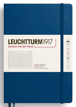 Zápisník Indigo Hardcover Medium (A5) linkovaný