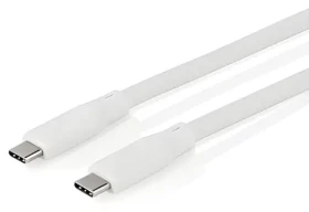 Nedis bílá / Kabel USB-C / USB-C - USB-C / 240 W / 20 Gbps / 1 m (CCGB64810WT10)
