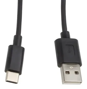 Lanberg USB 2.0 Type-C (M) - USB-A (M) 1 m černá / Datový kabel USB / 480 Mbit/s (CA-USBO-10CC-0010-BK)