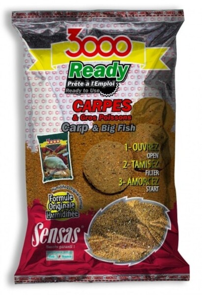 Sensas Krmítková směs 3000 Ready 1,25kg,Sensas Krmítková směs 3000 Ready 1,25kg